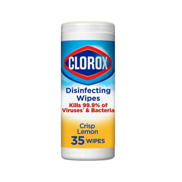 Clorox Bleach-Free Disinfecting Wipes, Crisp Lemon, 35 Count